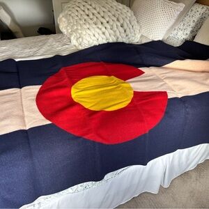 Faribault Mill Colorado Flag Throw Blanket